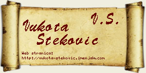 Vukota Steković vizit kartica